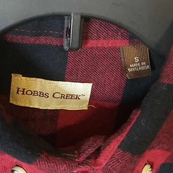 Hobbs‎ Creek Red and Black Buffalo Plaid Shirt Size S - Picture 2 of 8